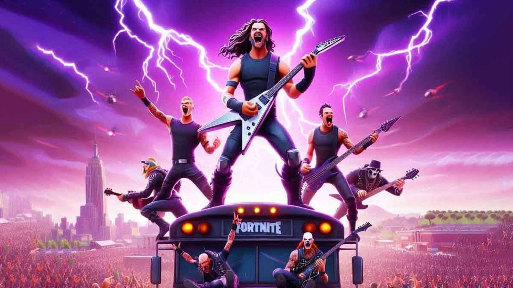 У Fortnite з'явиться новий сезон присвячений Metallica